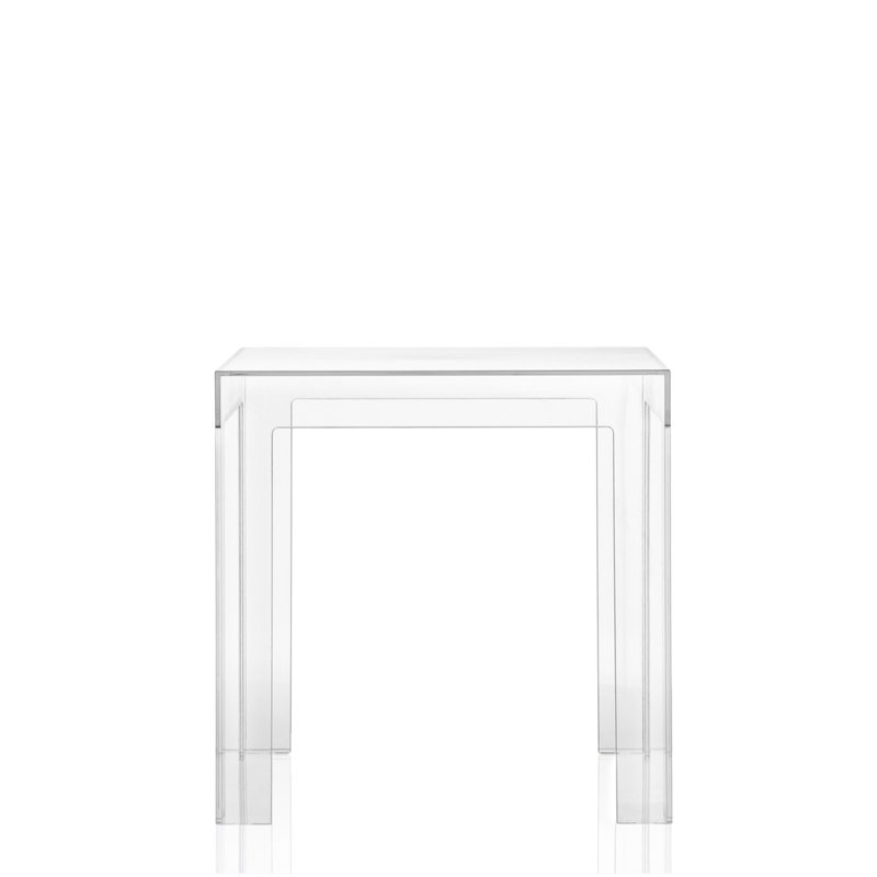 Jolly Square Coffee Table, Crystal Clear