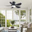 Ventilateur de plafond encastré à profil bas 32 po avec lumière et télécommande-649039929-649039934