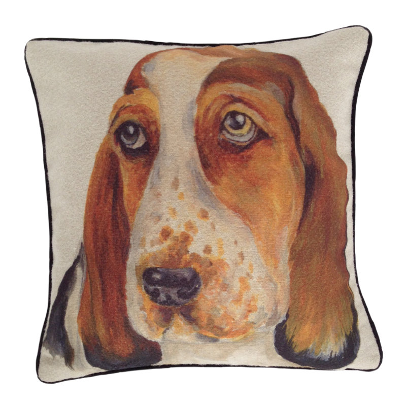 Caywood Animal Print Square Cushion Cover, Pillow Cover Only - No Insert