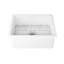 Eridanus 18.5mm W Single Bowl Fireclay Dual Mount Kitchen Sink