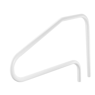 Barre de piscine, rampe de piscine 48 po x 32 po, rampe de bain robuste en acier inoxydable d'une capacité de charge de 220 lb, soudage sans soudure, encastré ou sur base, pour bord de piscine, parcs aquatiques, centres de spa