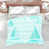 Bleu clair / blanc
