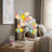 Colorful Artificial Rose Tree Table Lamp Adjustable Flower Branch Bedside Decor Lamp