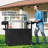 Outdoor Bar Table Top,Outdoor Bar Cart With Storage,Wheeled Kitchen Island For Food Prep-2140655104