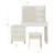 White Led Makeup Vanity With Storage Drawers, Mirror, And Ergonomic Stool, For Small Living Areas, , 102.11 Lb Table Great For Lovers,
