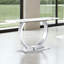 Ensemble de 3 tables basses de style contemporain 1 table basse 1 table de bout 1 table de canapé avec base à tréteaux