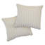 Housses de coussin décoratif décoratives en fausse fourrure de lapin blanche avec insertions-103220872