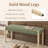 42'' W Modern Upholstered chenille Bench-1970903695