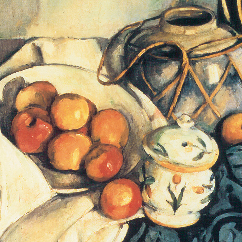 «Still Life with Apples, 1894» par Paul Cezanne, reproduction d'art encadrée, H 13 po x l 15 po x P 1,125 po