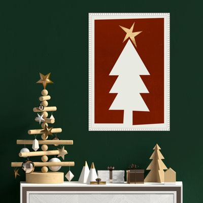 «Oh Silent Night» par Kubistika, reproduction d'art sur toile encadrée