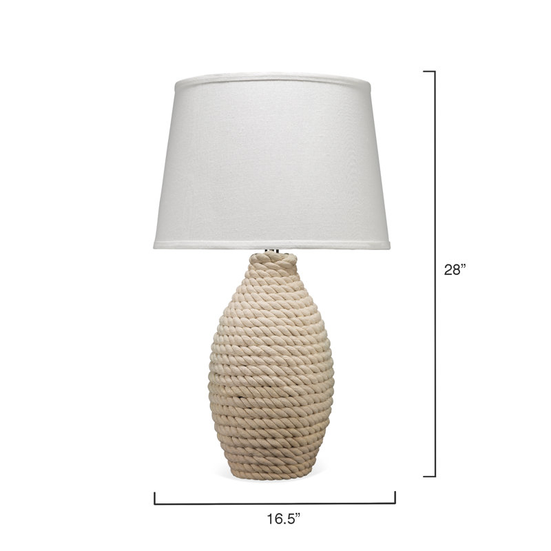 Lampe de table brune 26,5 "Kyrie
