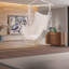 Chaise suspendue beige Pillow