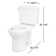Drake® 1.28 GPF Water Efficient Round Two-Piece Toilet with Tornado Flush (Seat Not Included)