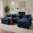 Chenille bleue marine