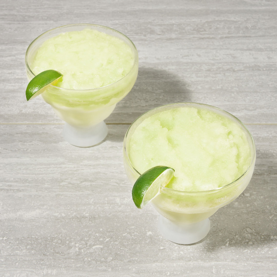 Glass Margarita FREEZE Cooling Cup (Set of 2) HOST