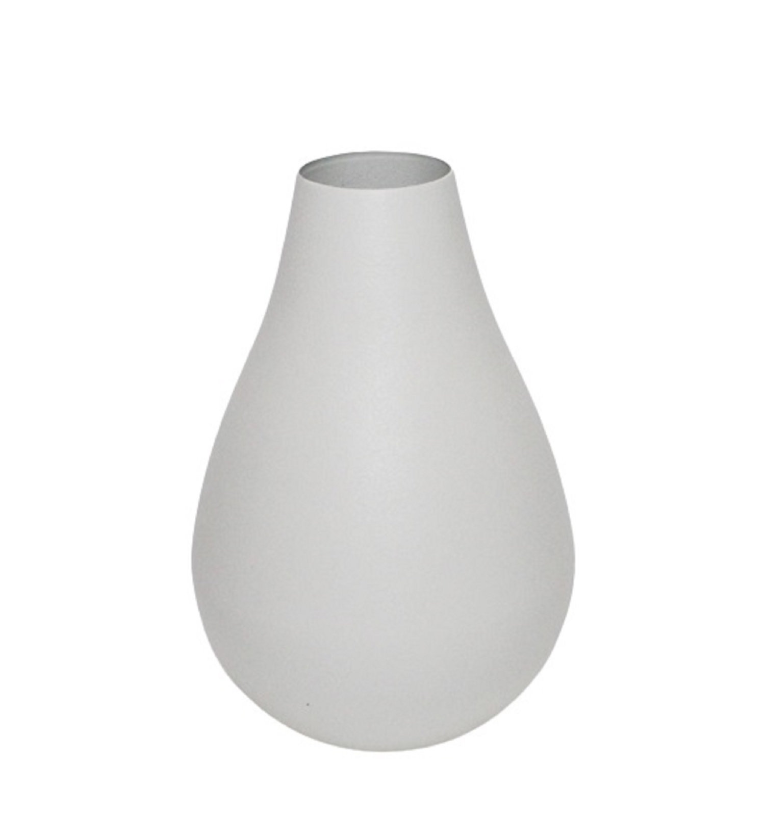 Jenny Aluminum Table Vase, White