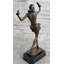 Figurine sculptée à la main en bronze