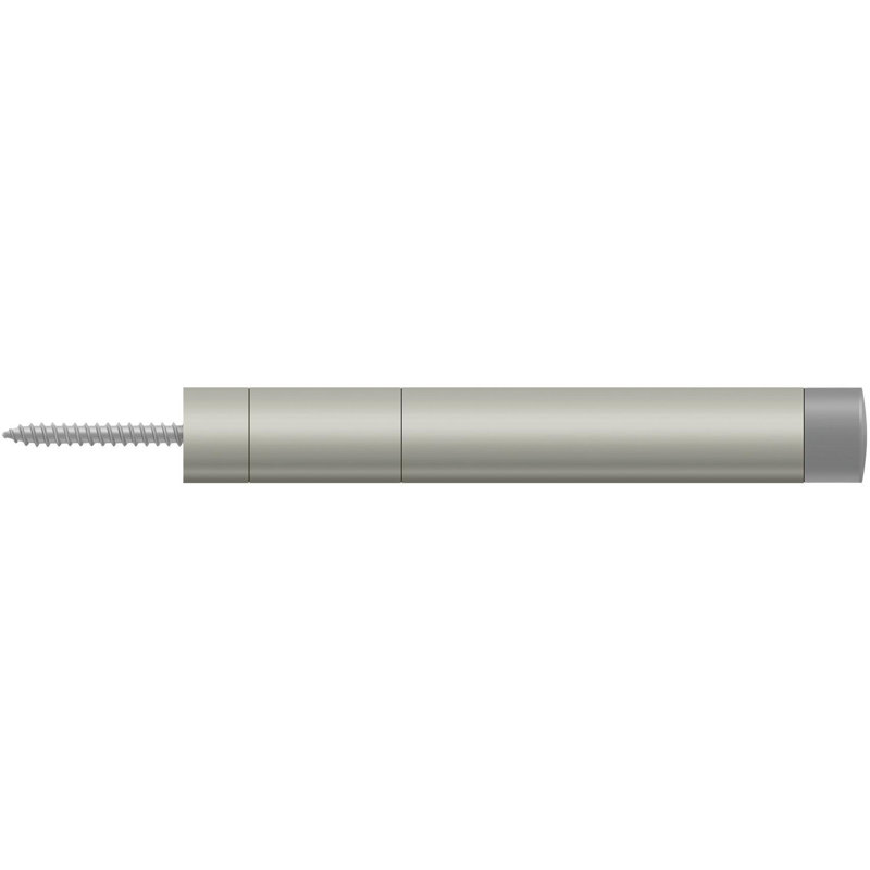 Deltana BDS450U15 Extension Baseboard Door Bumper, Solid Brass in Brushed Nickel, Brushed Nickel