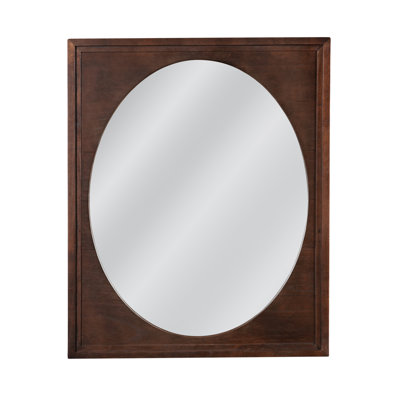Clair Solid Wood Rectangle Wall Mirror