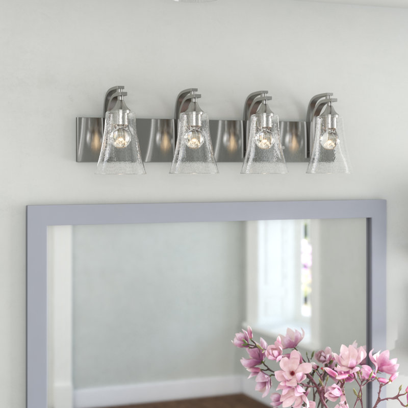 Wilma 4 - Light Dimmable Vanity Light, Satin Nickel