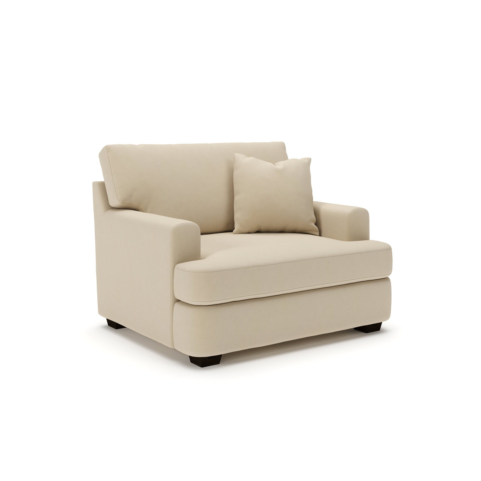 Emilio Upholstered Armchair, Bayou Stone