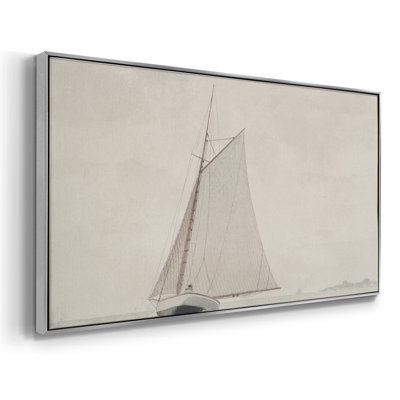 Nautical Series-CCXCVI- Framed Gallery Wrapped Canvas -Ready to Hang