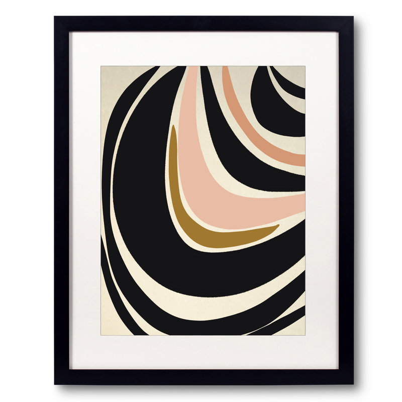 Many Moons Print by Alicia Bock, Black Framed Paper, 20" H x 16" W