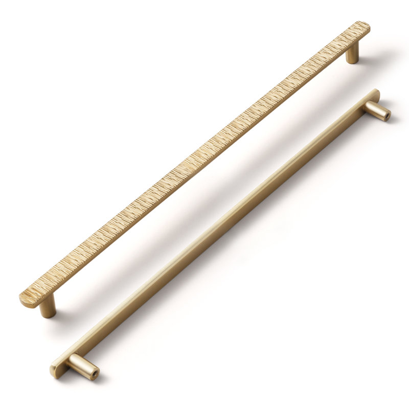 Multipack de poignées de barre de nouveauté irrégulières, Bronze champagne, 12 19/32"