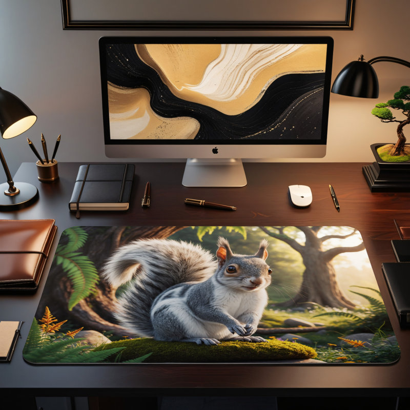 Polyester Desk Pad, 31.5x15.5