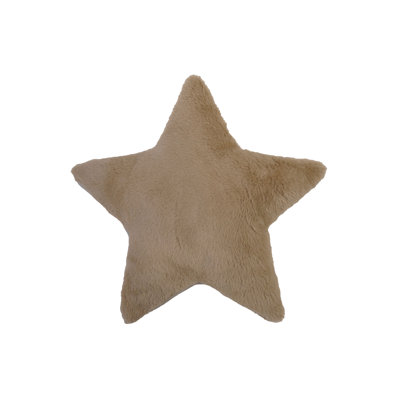 Faux Fur Star Shaped Pillow