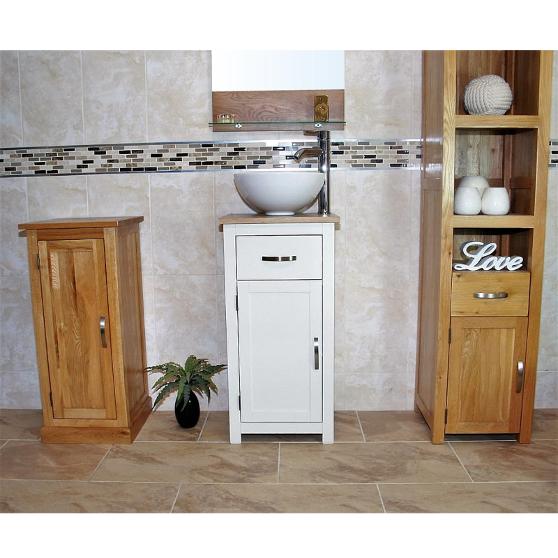Mariano 400mm Single Bathroom Vanity with Vessel Ceramic Basin