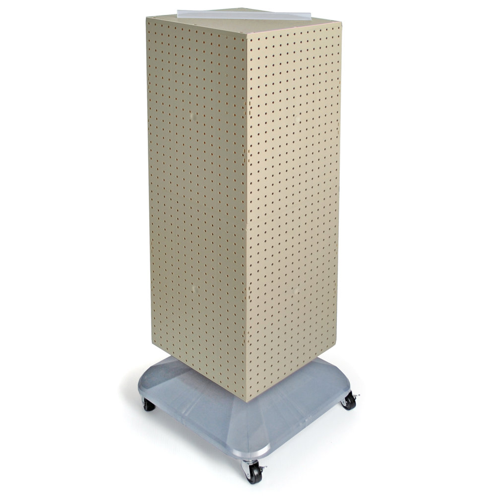 Four-Sided Interlocking 48" H x 18" W Pegboard Azar Displays