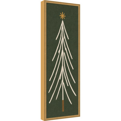 Tableau magnétique en tissu encadré, panneau minimaliste en forme d'arbre, organisation murale