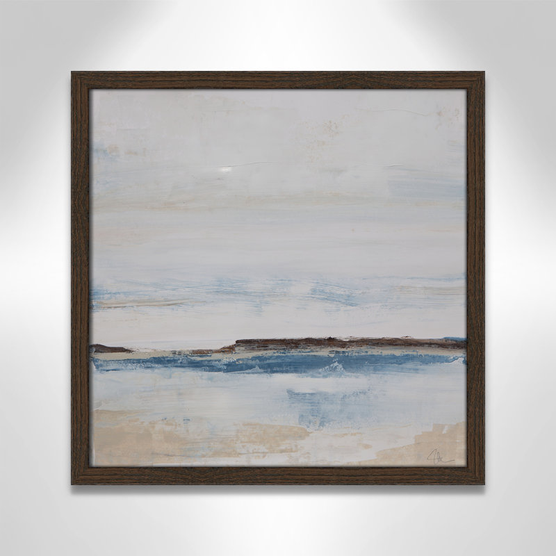 «Walk with Me» par Casa Fine Arts, H 17 po x l 17 po x P 0,75 po, Cadre photo noyer