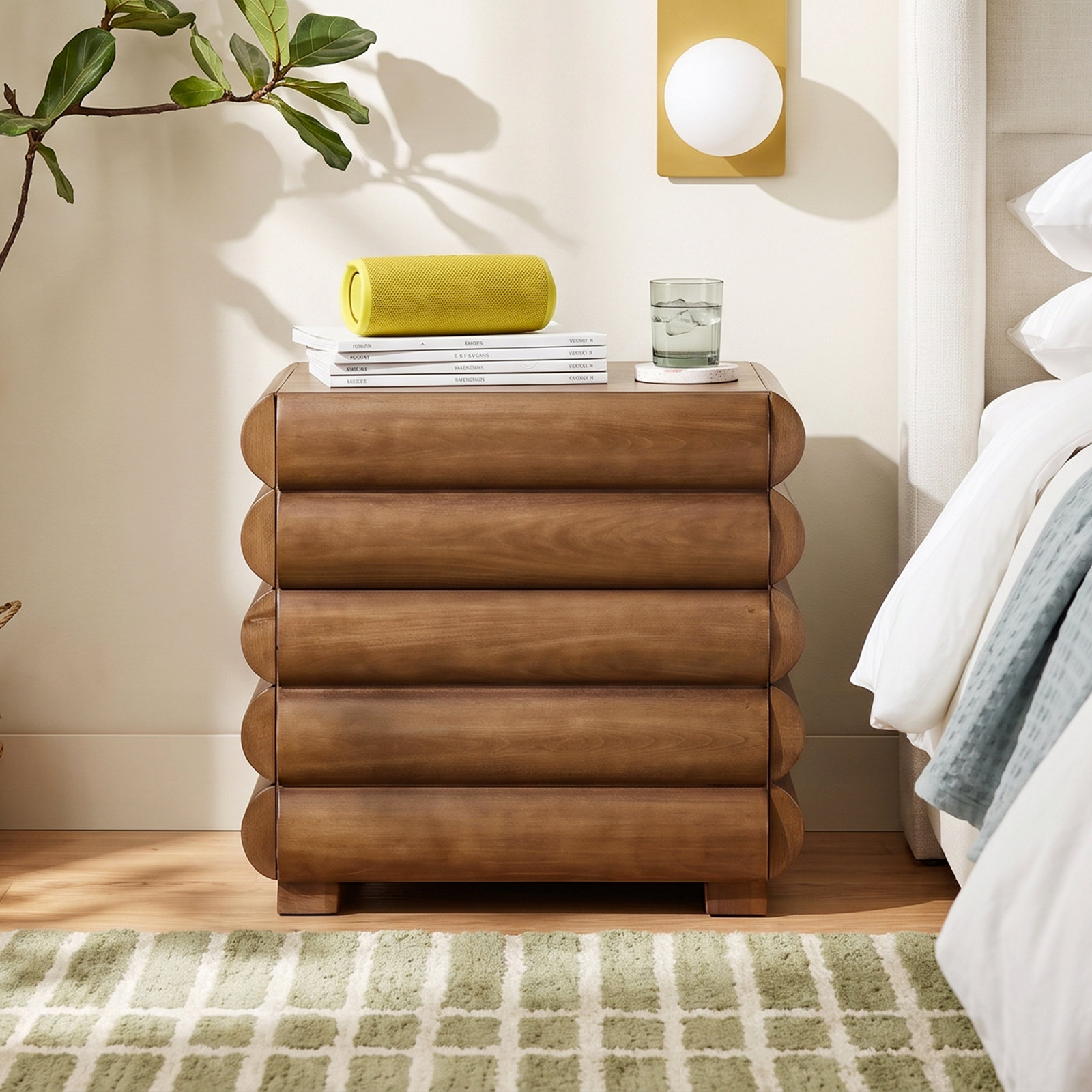 Maverick 2 - Drawer Nightstand, Walnut
