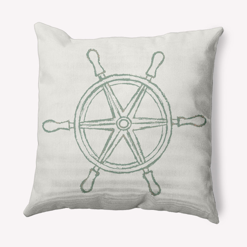 Coussin Nantucket, Sauge, 20 po x 20 po