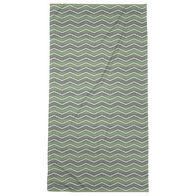 Serviette de bain à chevrons ondulés Stephenie