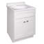 Meuble-lavabo de 25 po avec plateau Brookings, prêt à assembler, blanc Sherwin Williams - Design House, 584888-947012114-947014658-947014657