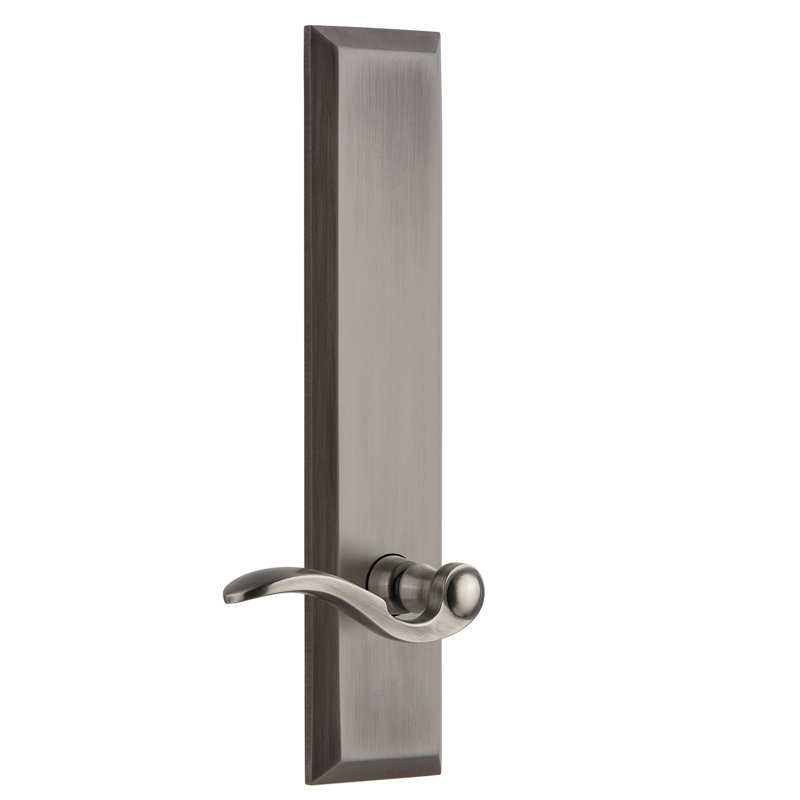 Grandeur Fifth Avenue Tall Plate Double Dummy with Bellagio Lever, Antique Pewter