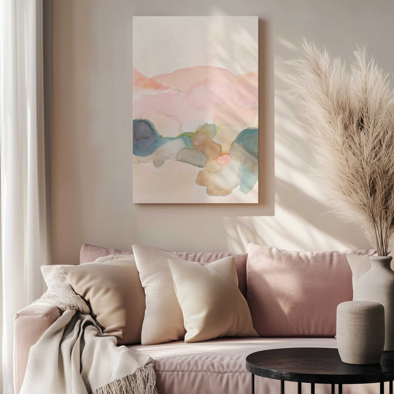 Toile tendue Pastel Watercolor Dreams II, H 48 po x l 32 po
