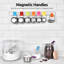 Ensemble de tasses et cuillères à mesurer magnétiques en acier inoxydable U-Taste 18/8: ensemble de 13 mesures de cuisine empilables en métal pour la cuisson des aliments (multicolore)-131353742