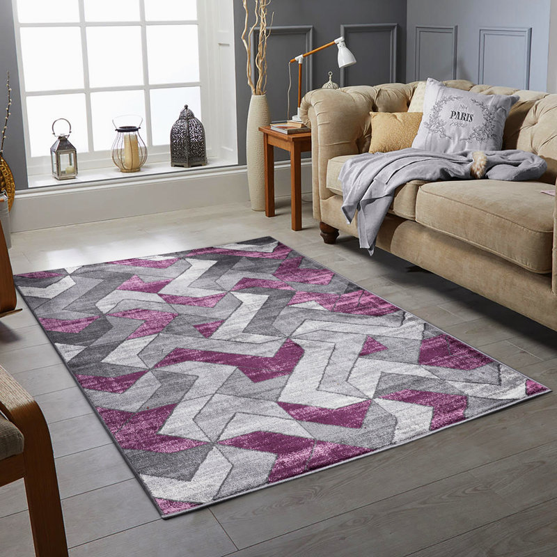 Cassiel Dhurrie Voilet Rug, Rectangle 200 x 290cm