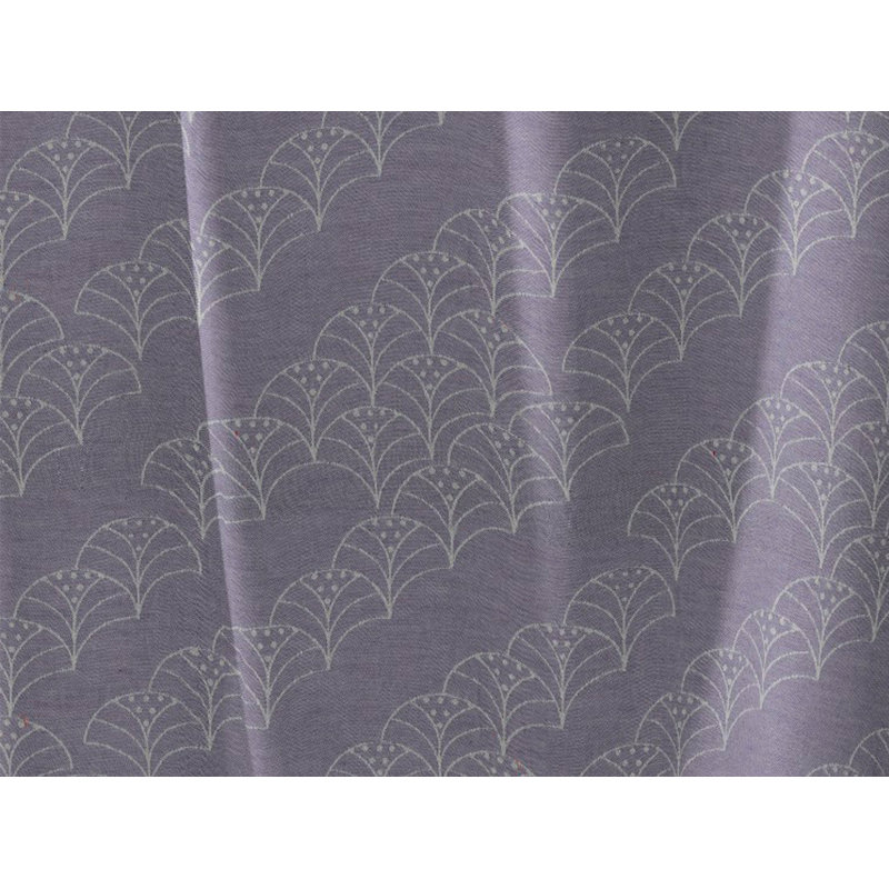 Lizeth Pencil Pleat Opaque Single Curtain, Purple, 225cm Width x 145cm Drop