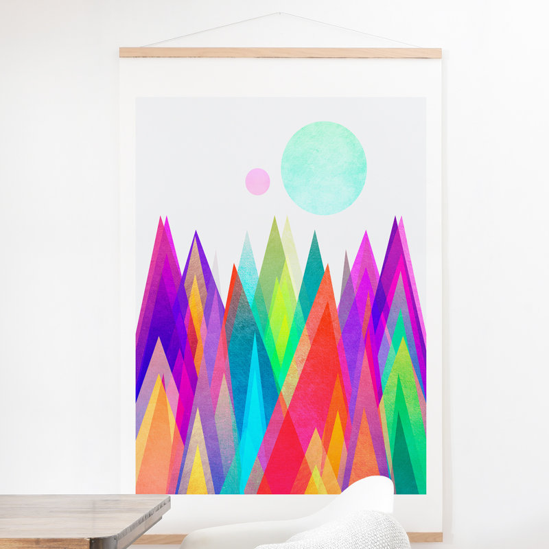 « color land », impression, H 14 po x l 11 po x P 0,5 po, Affiche