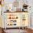 Modern Shoe Cabinet With Led Lighting And Adjustable Shelves-735264689