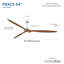 Ventilateur de plafond intelligent 84 "Pierce-116794755-116794751