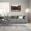 Art mural en verre acrylique 36 po x 24 po «52 Cats In The Neighbouring» par JL Munro