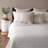 French Linen Channel Stitch Quilt & Sham Set - King/Cal King - Matcha-112305857-112305859