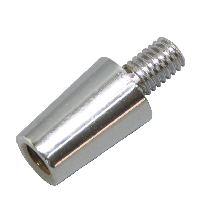 Bricolage bricolage poignée de bière chromée virole standard 3/8 po x 16 mâle à grande extrémité 3/8 po x 16 filetage femelle petit