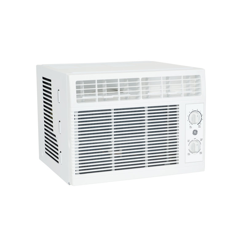 White 5000 BTU Window Air Conditioner with Remote and Sleep Mode